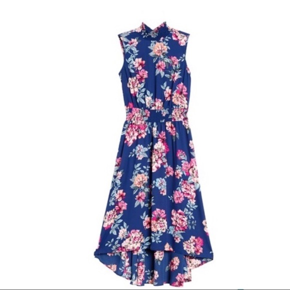 NWT Nanette Lepore Floral Highlow Dress Size 4 - Picture 1 of 7